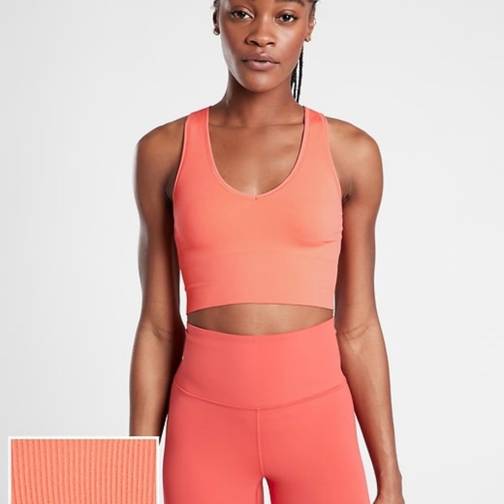 Athleta Aurora Crop Rib Tank